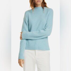 Used Vince Wool Cashmere Raglan Mock Neck Sweater M